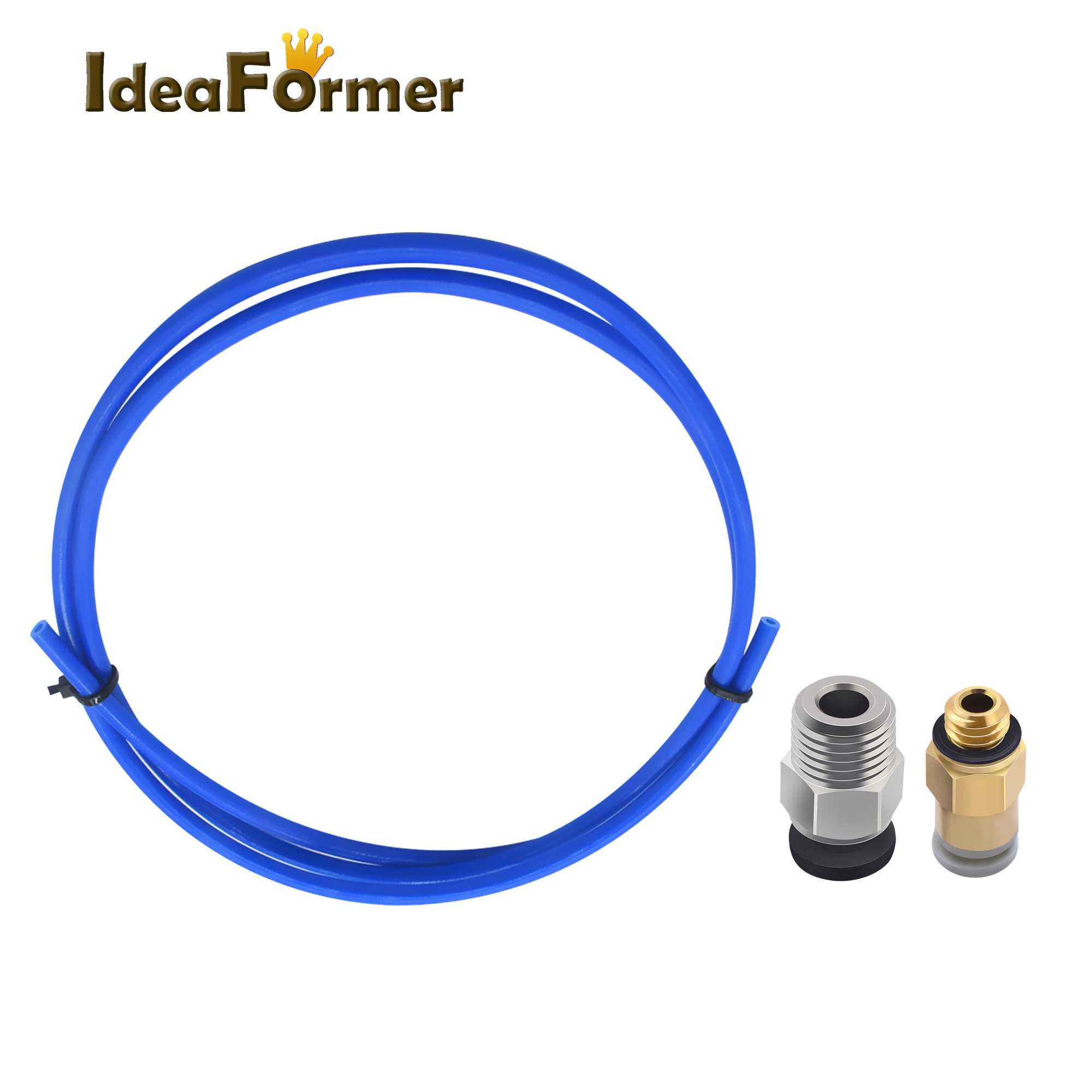 Ptfe Tape Thread - IdeaFormer 1M Bowden PTFE Blue tube+1Pcs
