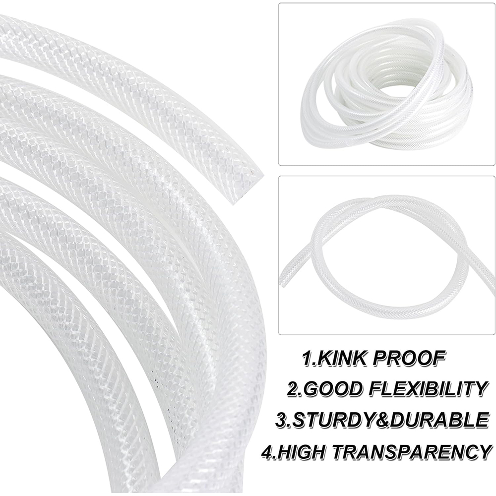 High Pressure Braided Clear PV - Flexible Hose Braided ulasan dan harga