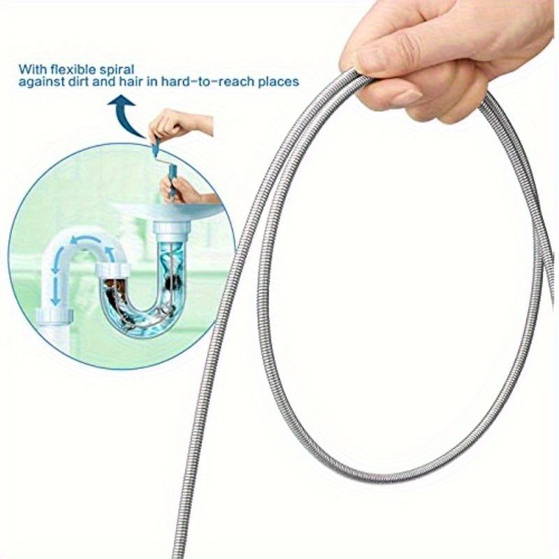 Telescopic Handle Flexible Ste - Drain Snake Flexible ulasan dan harga