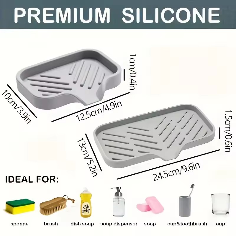 Silicone Faucet Pad Sink Tray  - Silicone Tap Washer ulasan dan harga